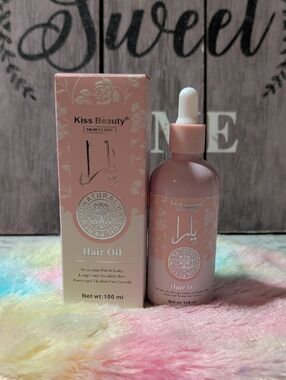 Pink Hair Oil – Nourishing Treatment & Scalp Serum - Yara scented